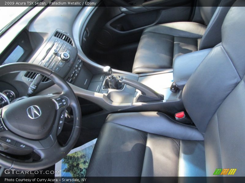 Palladium Metallic / Ebony 2009 Acura TSX Sedan