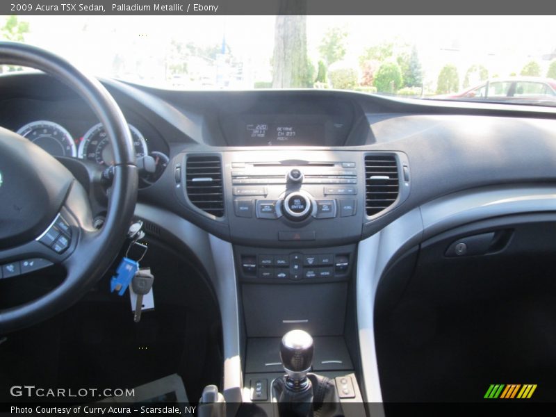 Palladium Metallic / Ebony 2009 Acura TSX Sedan