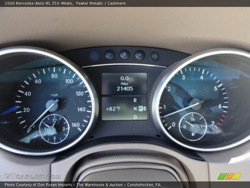 Pewter Metallic / Cashmere 2009 Mercedes-Benz ML 350 4Matic
