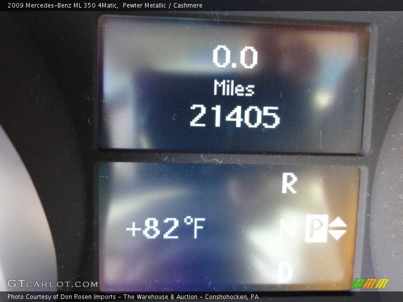 Pewter Metallic / Cashmere 2009 Mercedes-Benz ML 350 4Matic