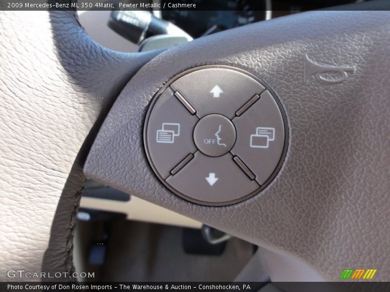 Pewter Metallic / Cashmere 2009 Mercedes-Benz ML 350 4Matic