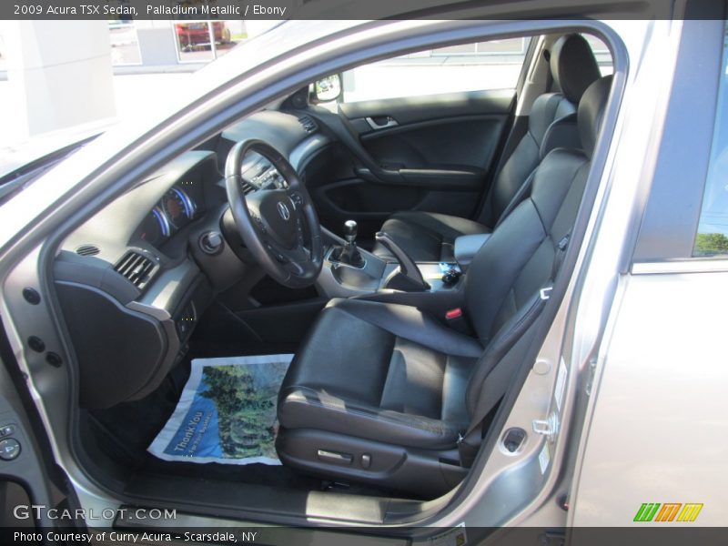 Palladium Metallic / Ebony 2009 Acura TSX Sedan
