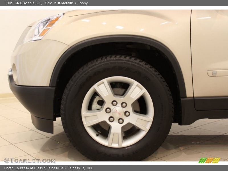 Gold Mist Metallic / Ebony 2009 GMC Acadia SLT