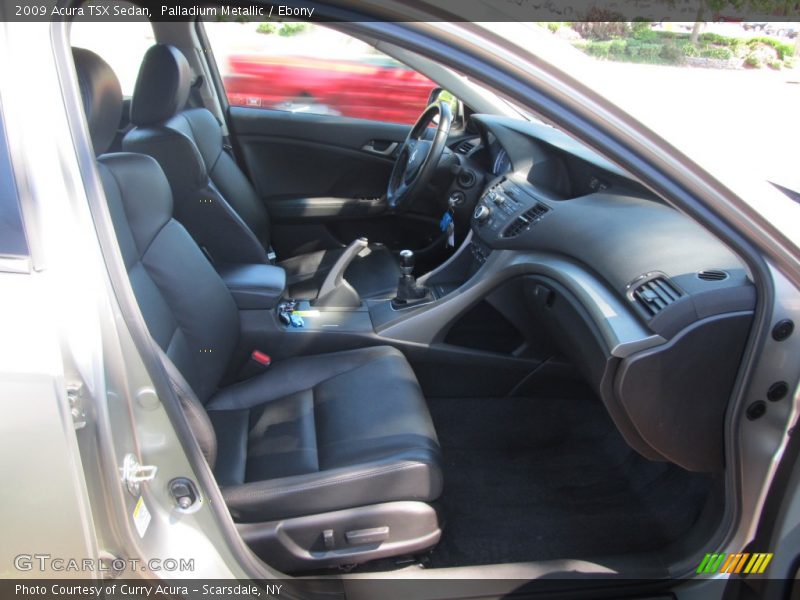 Palladium Metallic / Ebony 2009 Acura TSX Sedan