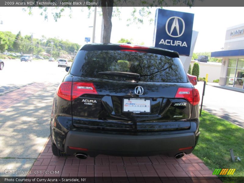 Formal Black / Ebony 2009 Acura MDX Technology