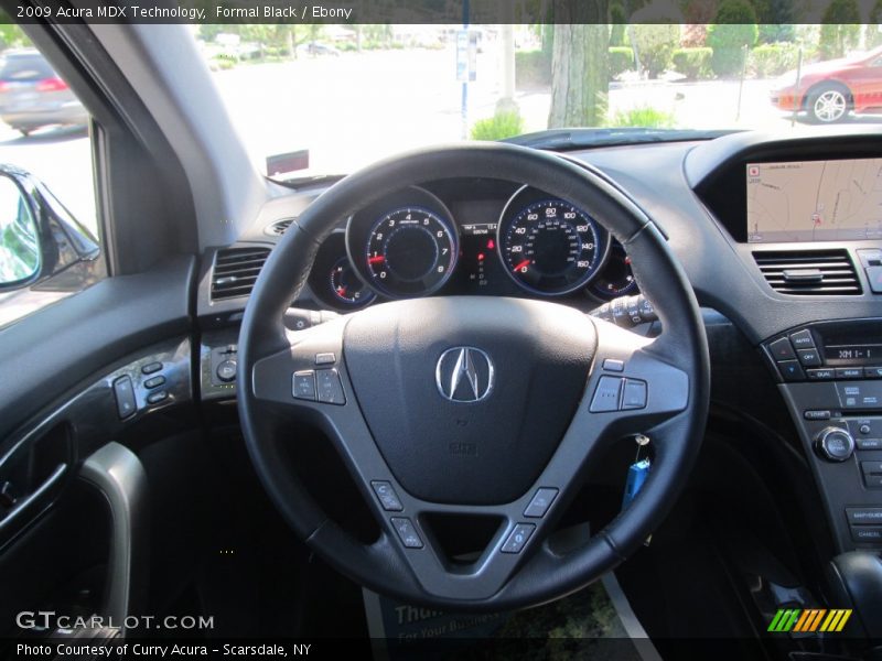 Formal Black / Ebony 2009 Acura MDX Technology