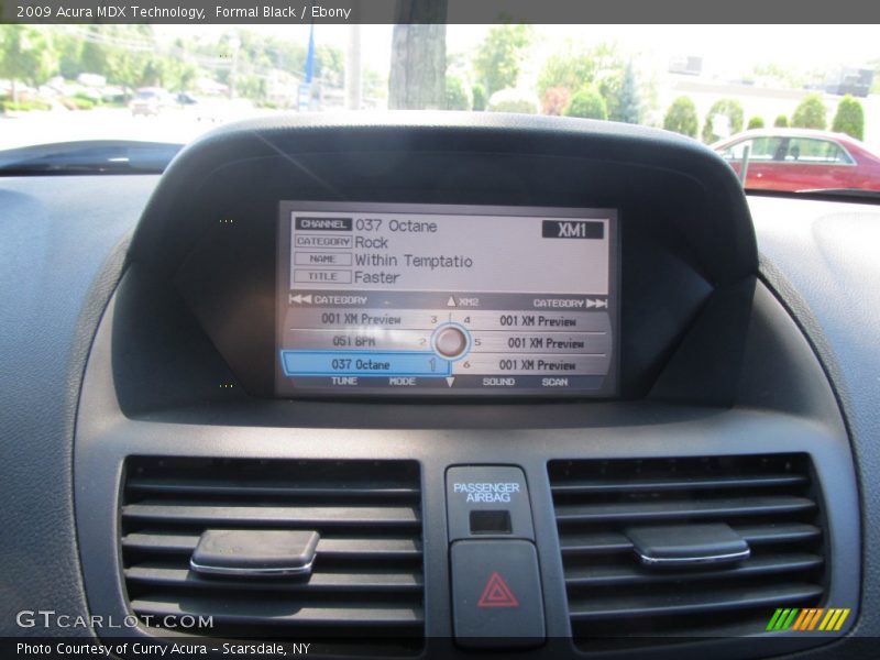 Formal Black / Ebony 2009 Acura MDX Technology