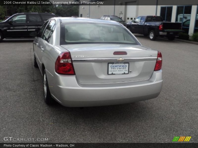 Silverstone Metallic / Titanium Gray 2006 Chevrolet Malibu LS Sedan