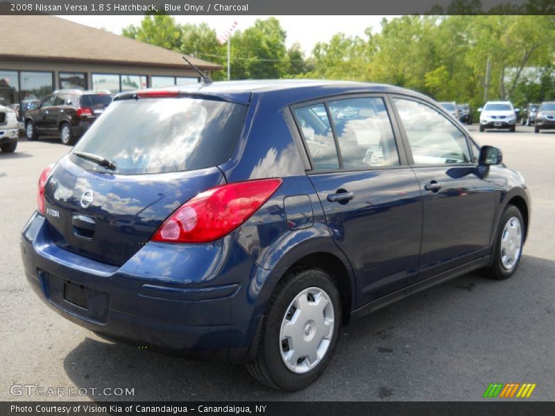 Blue Onyx / Charcoal 2008 Nissan Versa 1.8 S Hatchback