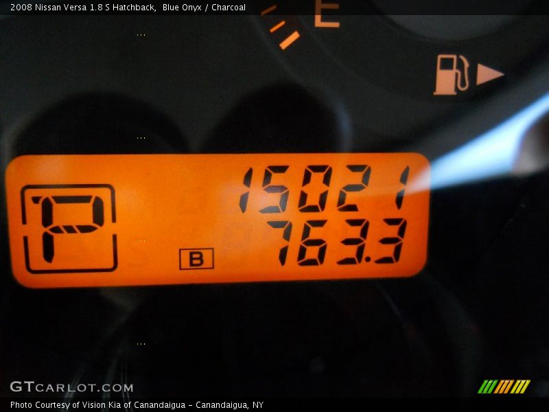 Blue Onyx / Charcoal 2008 Nissan Versa 1.8 S Hatchback