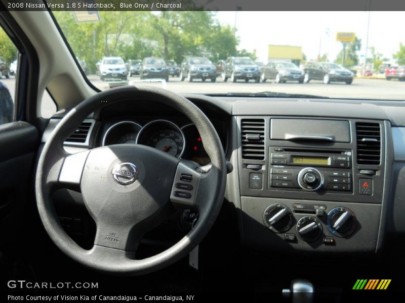 Blue Onyx / Charcoal 2008 Nissan Versa 1.8 S Hatchback