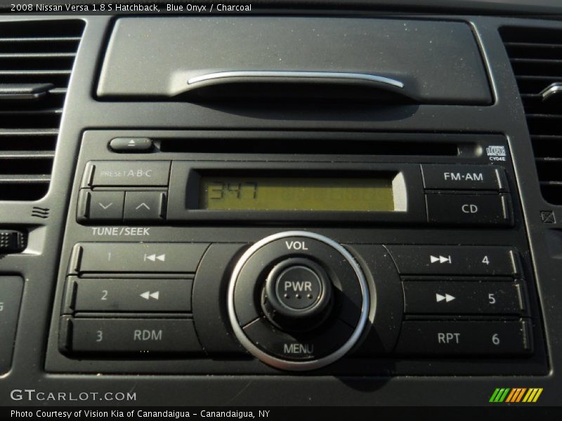 Blue Onyx / Charcoal 2008 Nissan Versa 1.8 S Hatchback