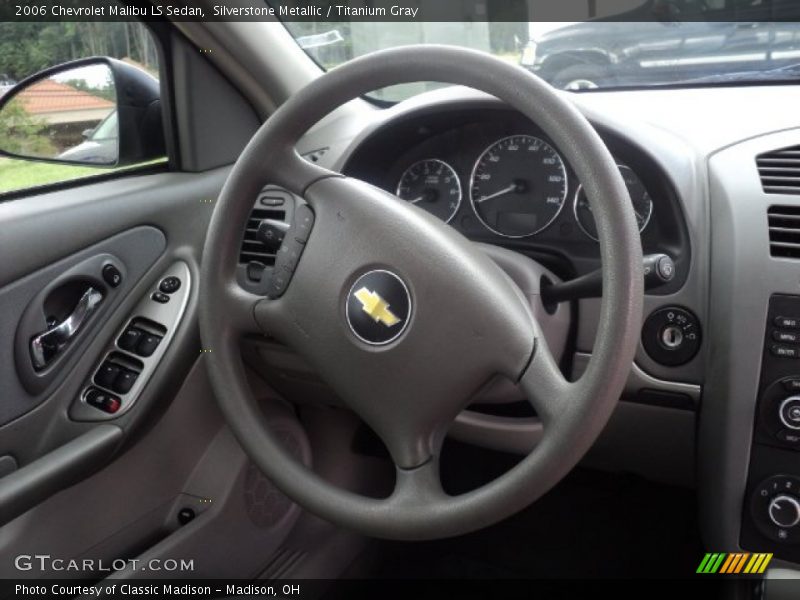 Silverstone Metallic / Titanium Gray 2006 Chevrolet Malibu LS Sedan