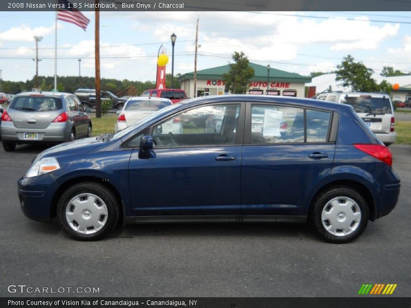 Blue Onyx / Charcoal 2008 Nissan Versa 1.8 S Hatchback