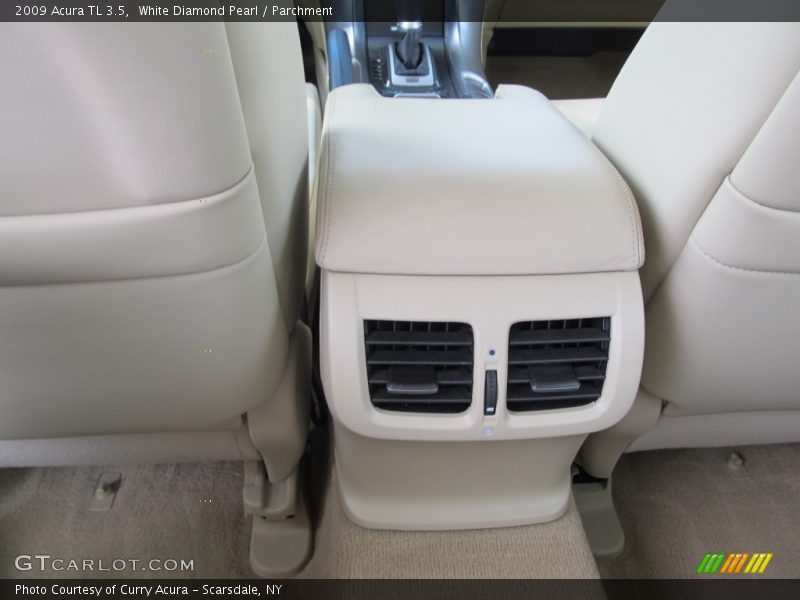 White Diamond Pearl / Parchment 2009 Acura TL 3.5