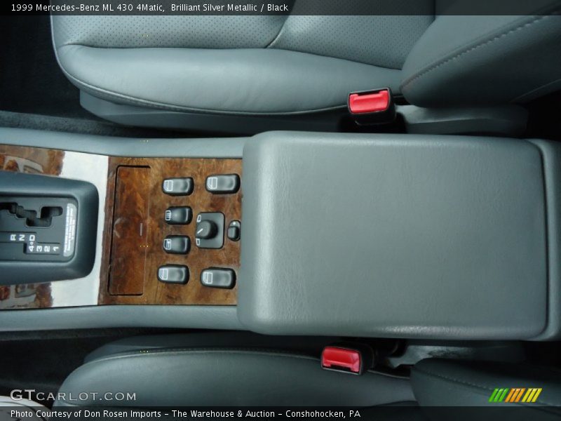 Brilliant Silver Metallic / Black 1999 Mercedes-Benz ML 430 4Matic