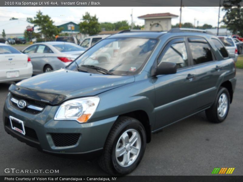 Verdant Green / Black 2010 Kia Sportage LX V6 4x4