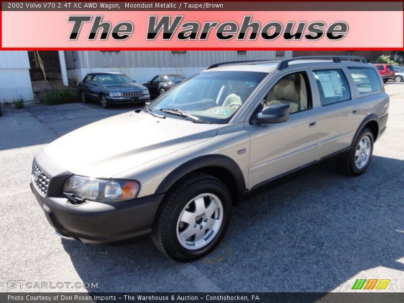 Moondust Metallic / Taupe/Brown 2002 Volvo V70 2.4T XC AWD Wagon