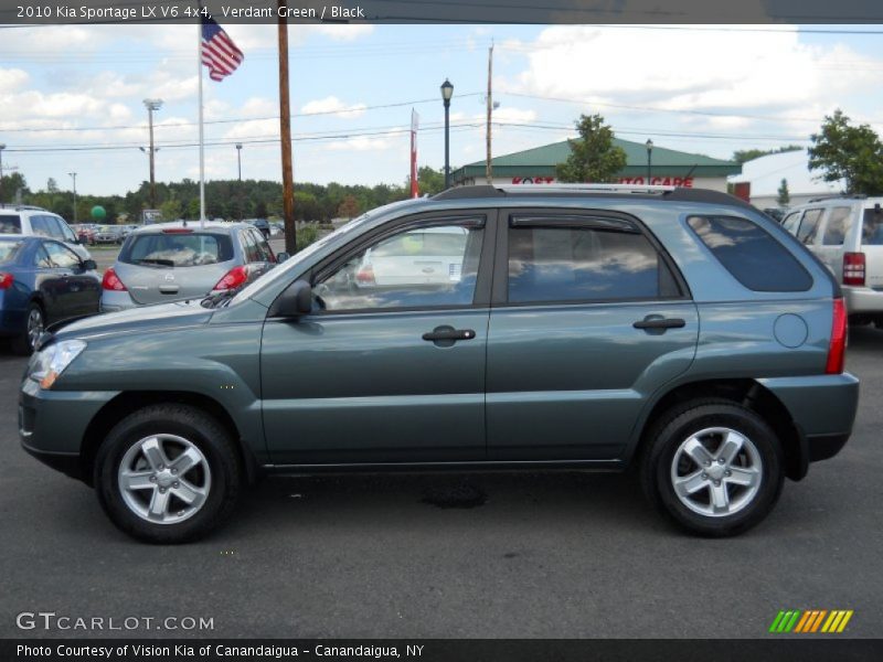 Verdant Green / Black 2010 Kia Sportage LX V6 4x4