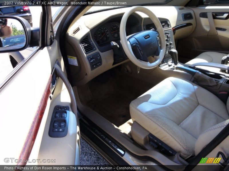 Moondust Metallic / Taupe/Brown 2002 Volvo V70 2.4T XC AWD Wagon
