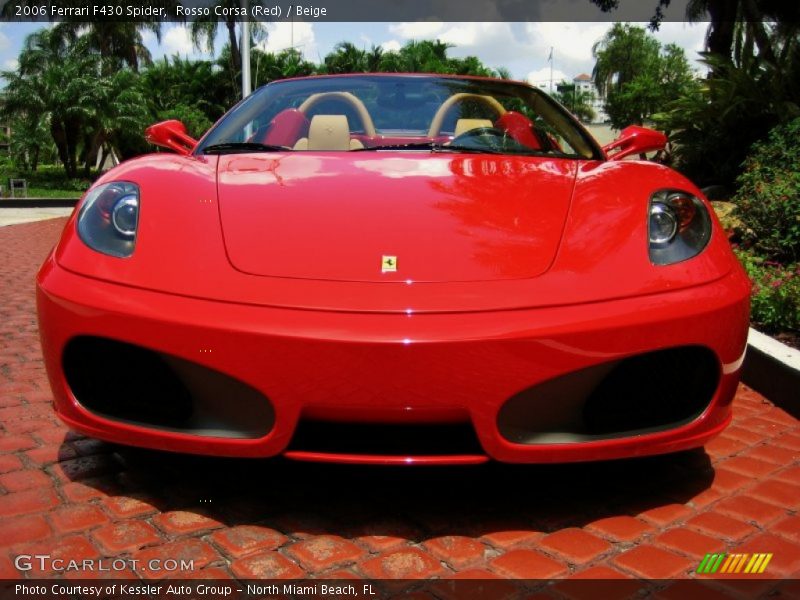 Rosso Corsa (Red) / Beige 2006 Ferrari F430 Spider