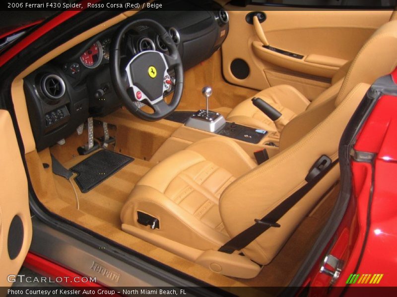  2006 F430 Spider Beige Interior