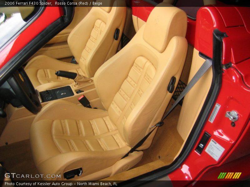  2006 F430 Spider Beige Interior