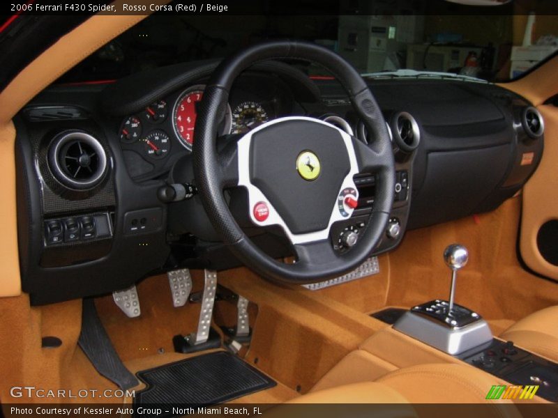 Dashboard of 2006 F430 Spider