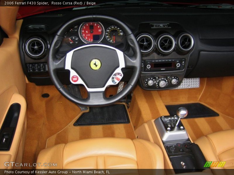 Dashboard of 2006 F430 Spider
