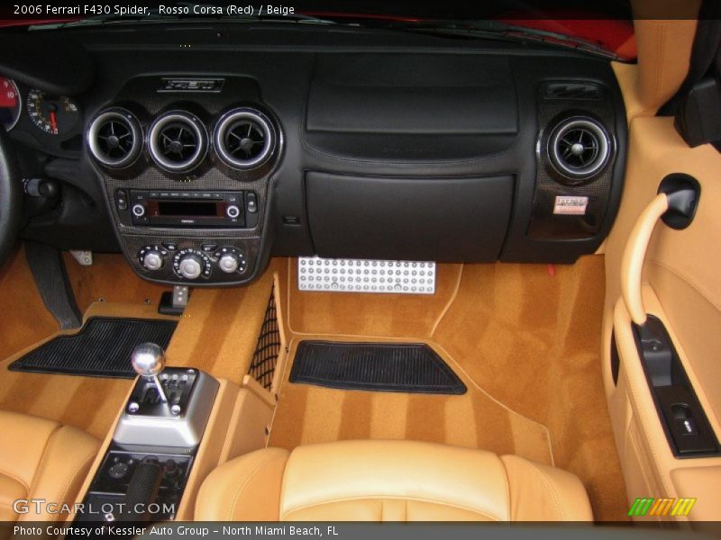 Dashboard of 2006 F430 Spider