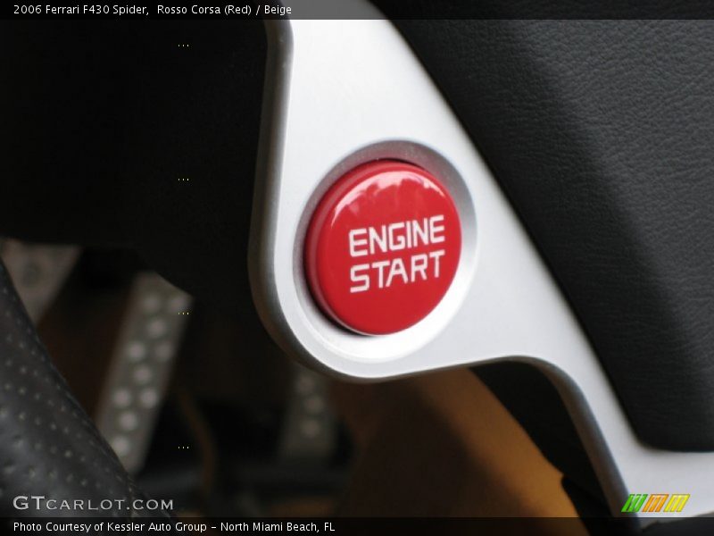 Controls of 2006 F430 Spider