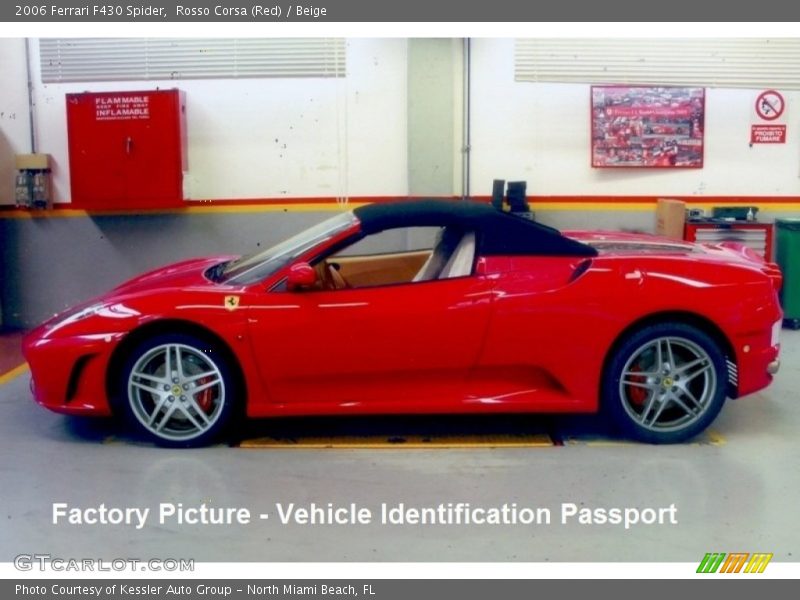 Rosso Corsa (Red) / Beige 2006 Ferrari F430 Spider