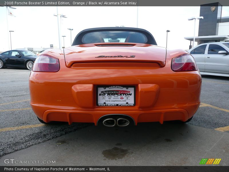 Orange / Black w/ Alcantara Seat Inlay 2008 Porsche Boxster S Limited Edition
