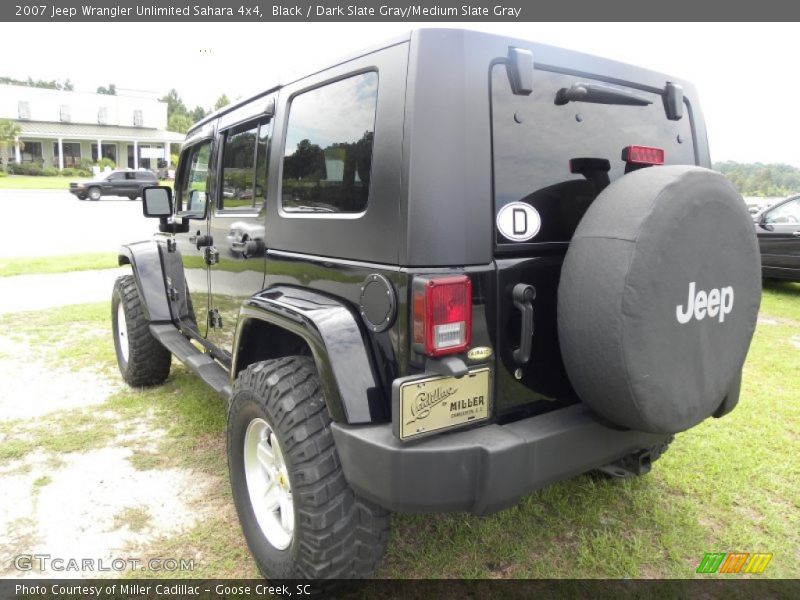Black / Dark Slate Gray/Medium Slate Gray 2007 Jeep Wrangler Unlimited Sahara 4x4