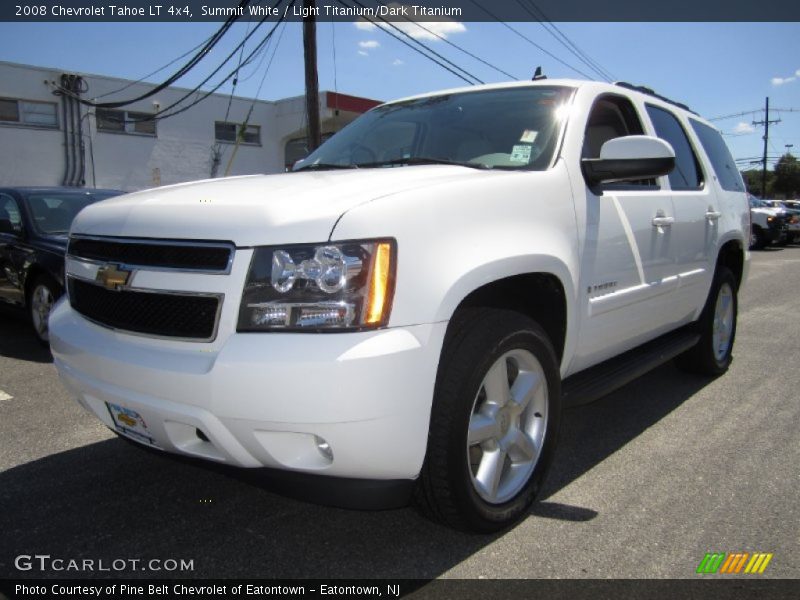 Summit White / Light Titanium/Dark Titanium 2008 Chevrolet Tahoe LT 4x4