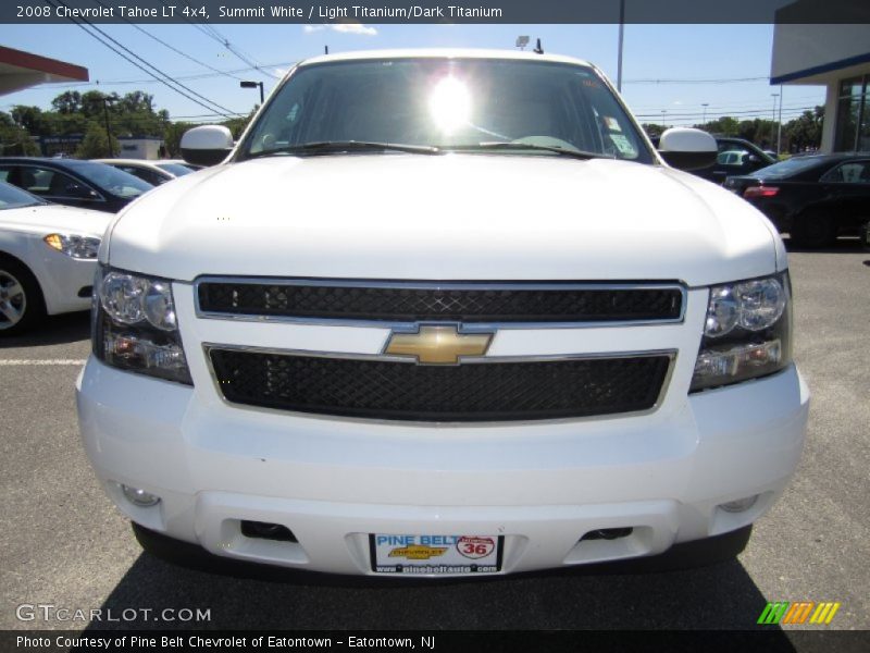 Summit White / Light Titanium/Dark Titanium 2008 Chevrolet Tahoe LT 4x4