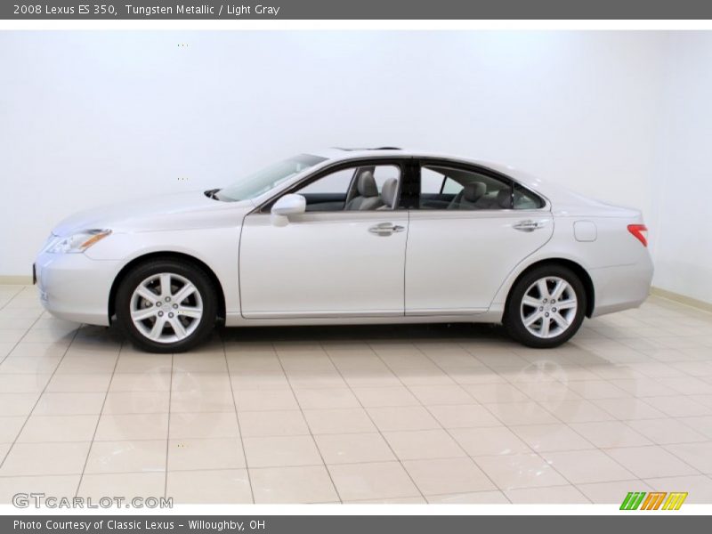 Tungsten Metallic / Light Gray 2008 Lexus ES 350
