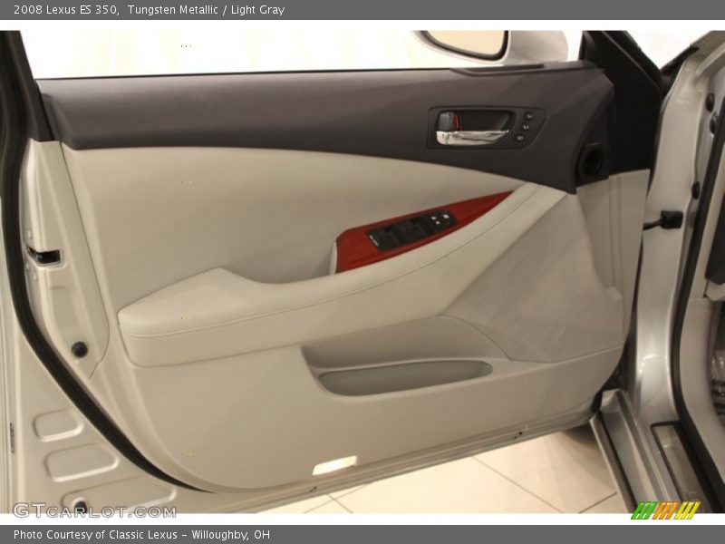 Tungsten Metallic / Light Gray 2008 Lexus ES 350