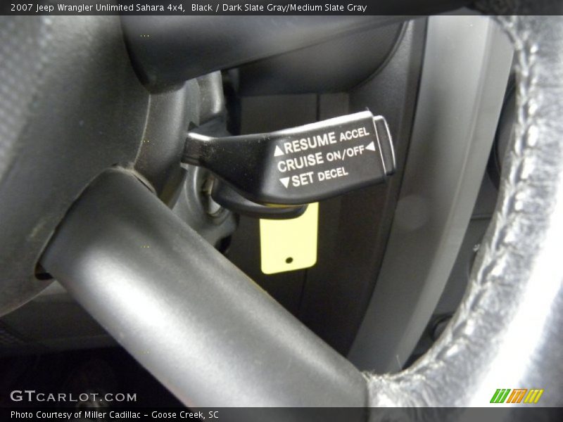 Black / Dark Slate Gray/Medium Slate Gray 2007 Jeep Wrangler Unlimited Sahara 4x4