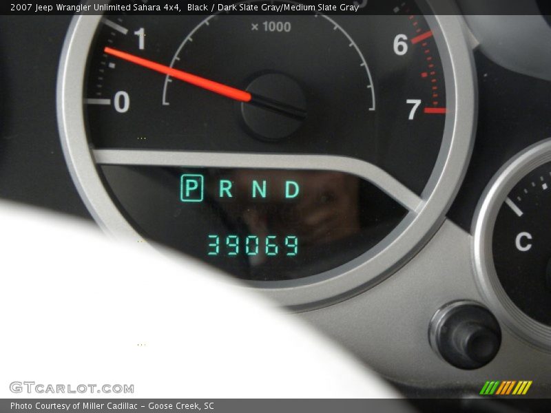 Black / Dark Slate Gray/Medium Slate Gray 2007 Jeep Wrangler Unlimited Sahara 4x4