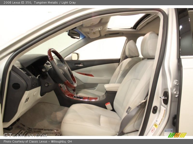 Tungsten Metallic / Light Gray 2008 Lexus ES 350