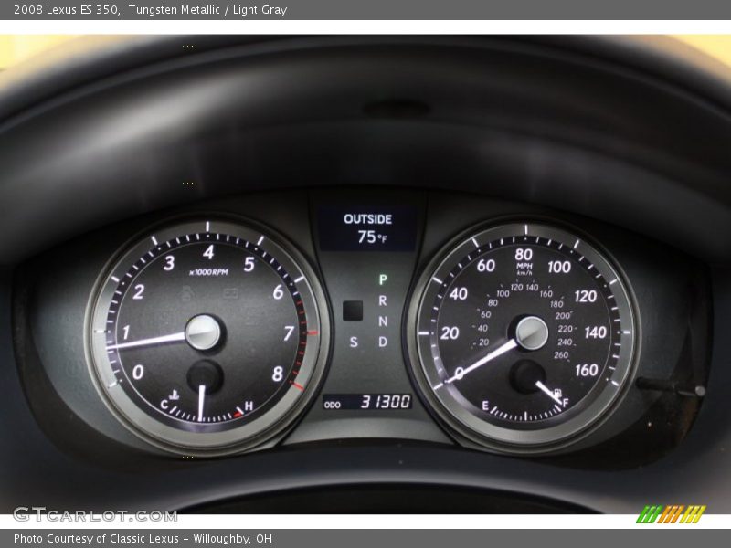 Tungsten Metallic / Light Gray 2008 Lexus ES 350