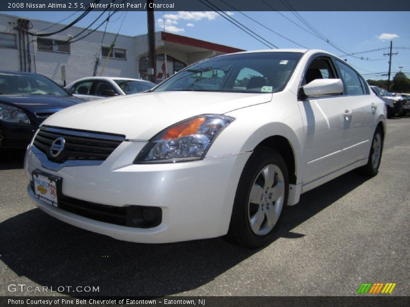 Winter Frost Pearl / Charcoal 2008 Nissan Altima 2.5 S