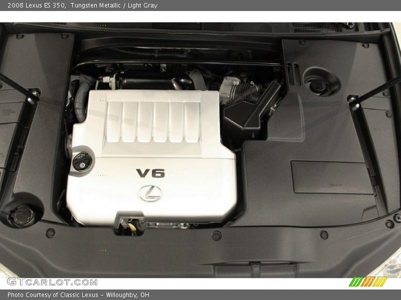 Tungsten Metallic / Light Gray 2008 Lexus ES 350