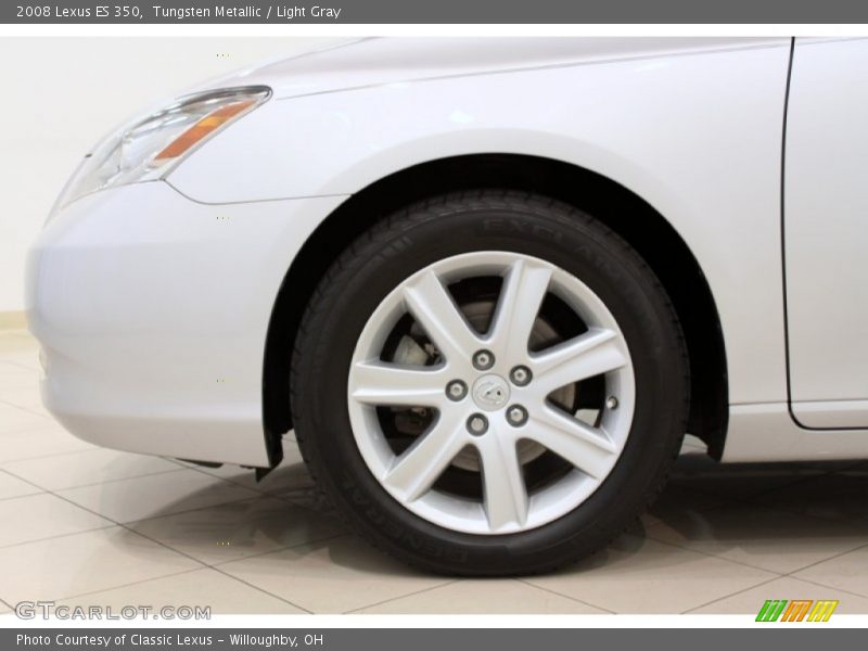 Tungsten Metallic / Light Gray 2008 Lexus ES 350