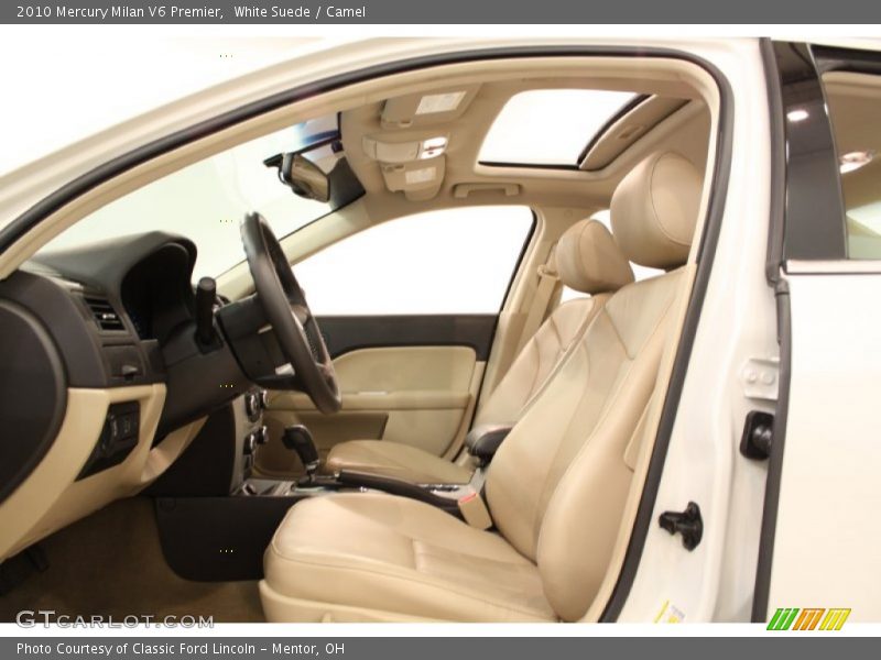 White Suede / Camel 2010 Mercury Milan V6 Premier
