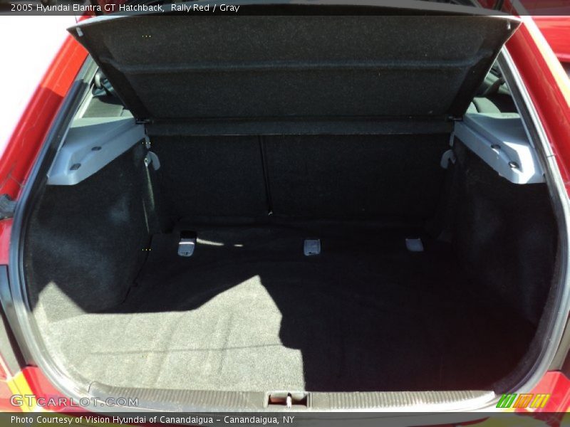 Rally Red / Gray 2005 Hyundai Elantra GT Hatchback