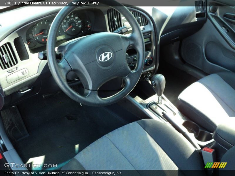 Gray Interior - 2005 Elantra GT Hatchback 