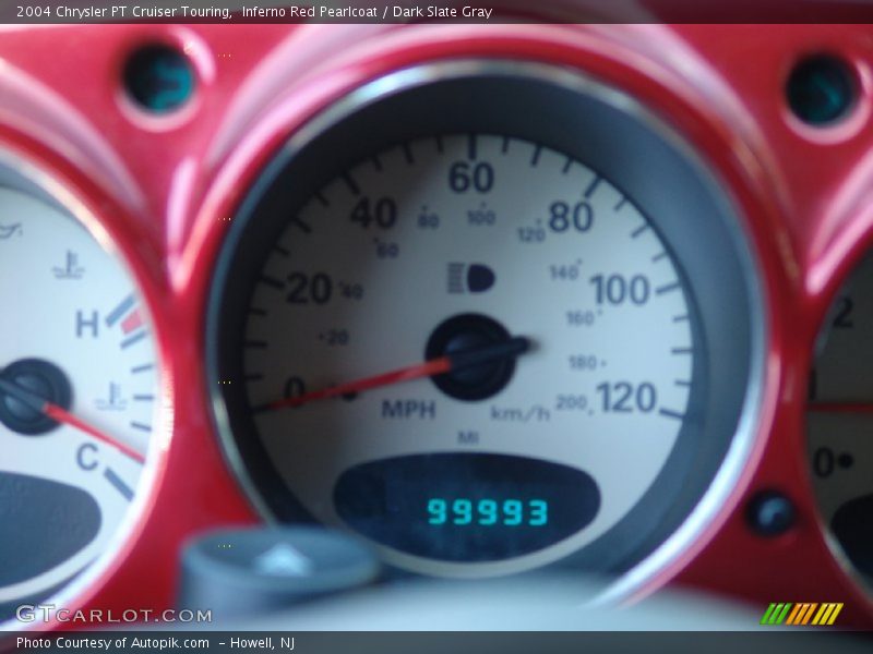Inferno Red Pearlcoat / Dark Slate Gray 2004 Chrysler PT Cruiser Touring