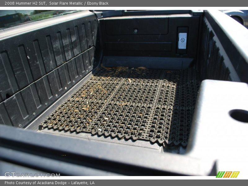 Solar Flare Metallic / Ebony Black 2008 Hummer H2 SUT